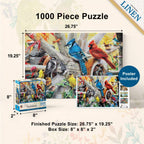 Audubon - Backyard Birds 1000 Piece Jigsaw Puzzle