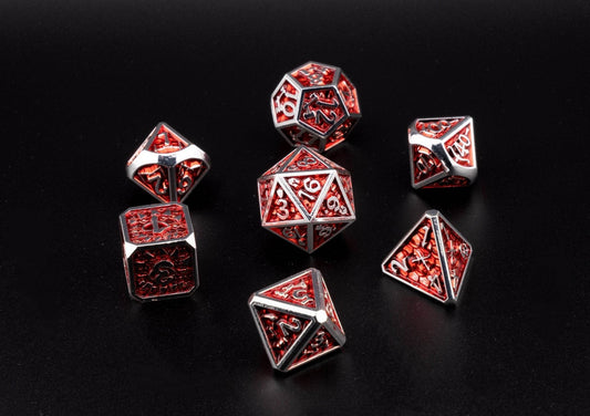 Crimson Ember Dice Set - 