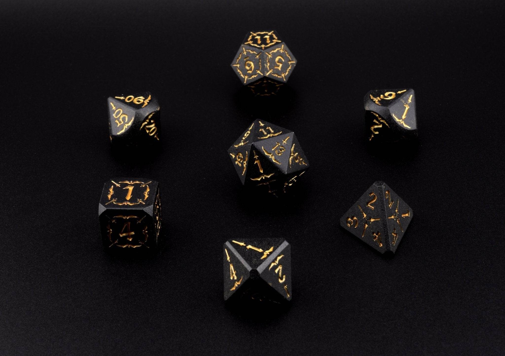 Crimson Shadow Dice Set - 