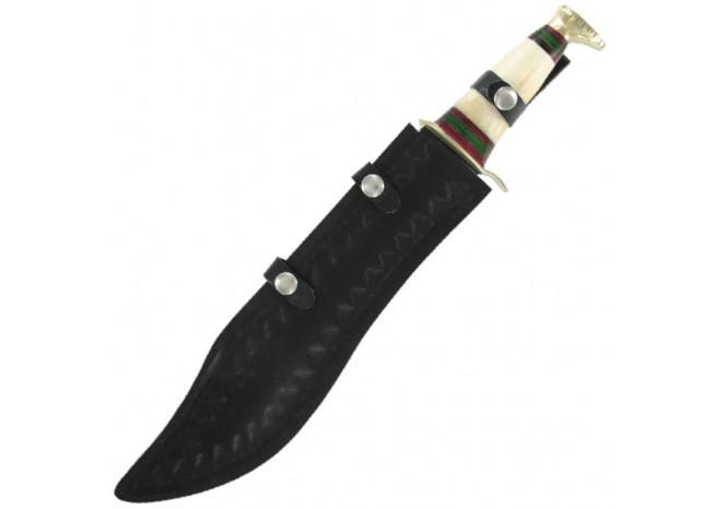 Crocodile Hunter Stag Horn Big Bowie Knife-3