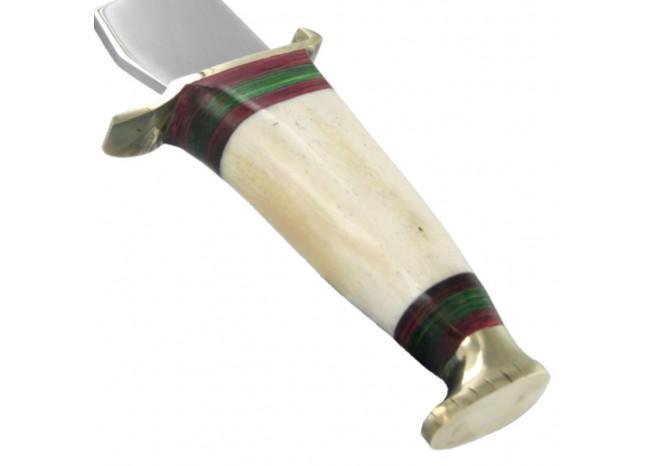 Crocodile Hunter Stag Horn Big Bowie Knife-1