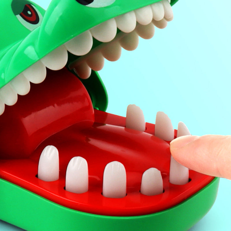 Crocodile Teeth Finger Biting Children’s Decompression Toy- Battery Operated