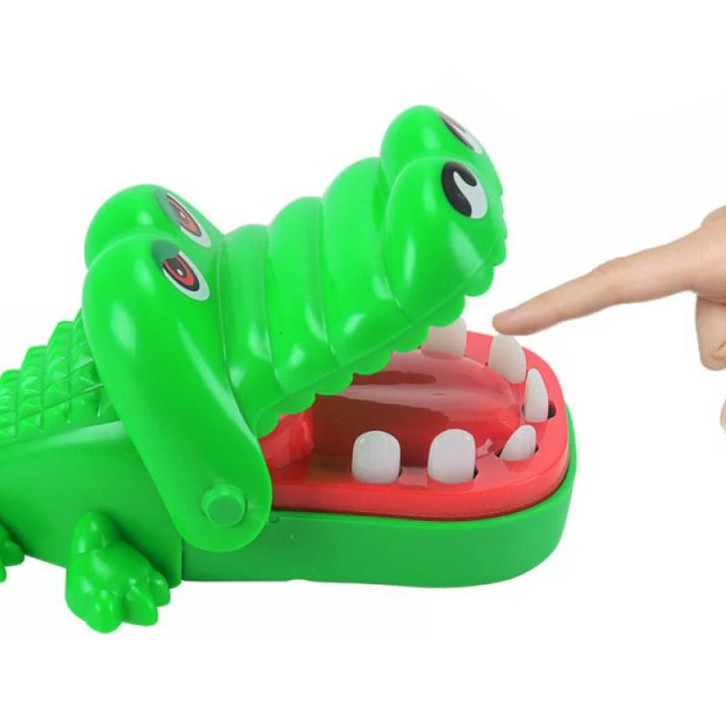 Crocodile Teeth Finger Biting Children’s Decompression Toy- Battery Operated