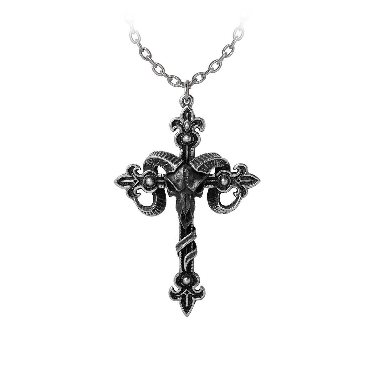 Cross Of Baphomet Necklace-0