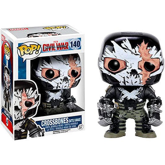 Crossbones Battle Damage #140 Funko POP Marvel