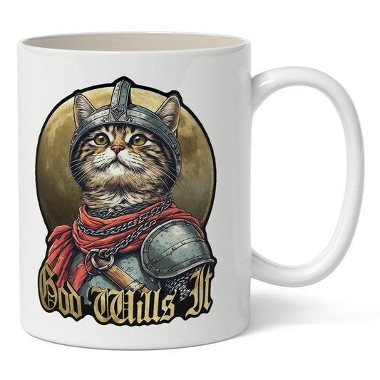 Crusader Cat Mug - 