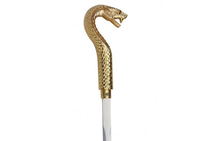 Golden Pharaoh King Cobra Sword Cane-4