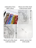 "Magic Heroes" 123CS Counted Cross-Stitch Kit