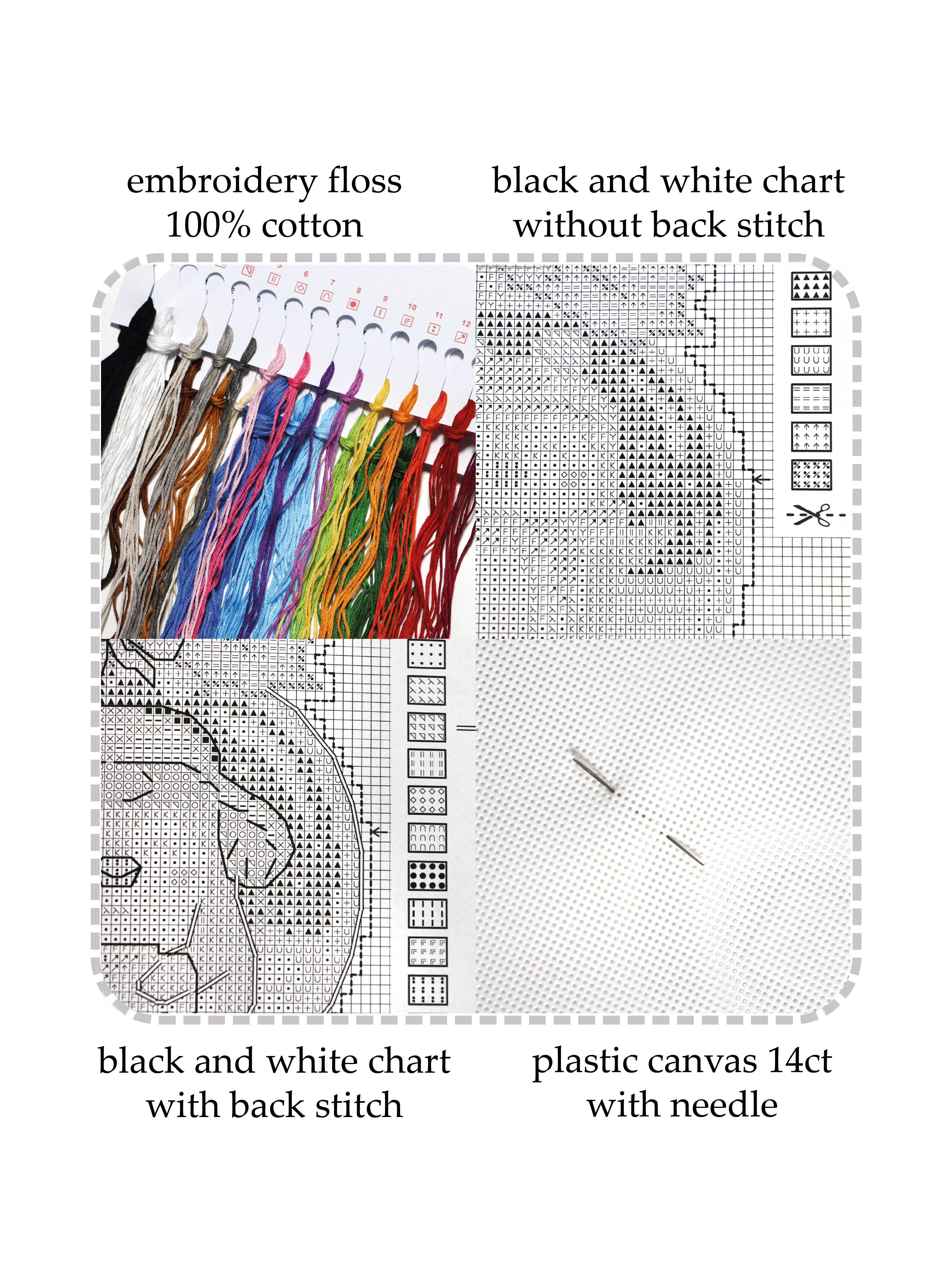 "Magic Heroes" 123CS Counted Cross-Stitch Kit