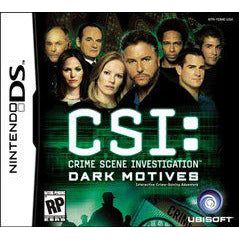 CSI Dark Motives - Nintendo DS