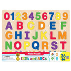 123's and ABC's - 36 Piece Wood Jigsaw Puzzle