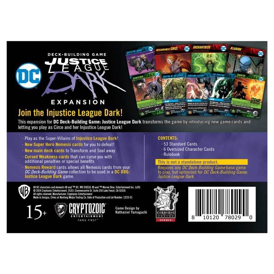 DC Deck-Building Game: Justice League Dark Expansion - 