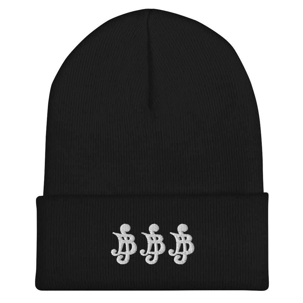 Nami Berries Cuffed Beanie - Black
