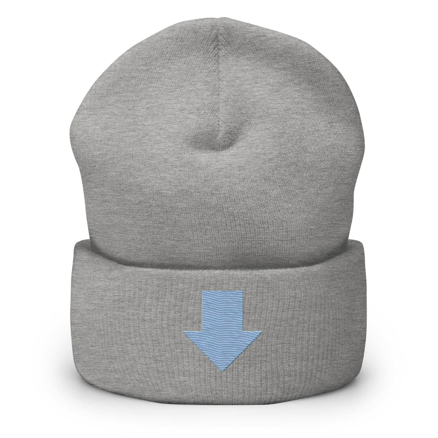 Aang AirBender Unisex Anime Cuffed Beanie - Sport Grey