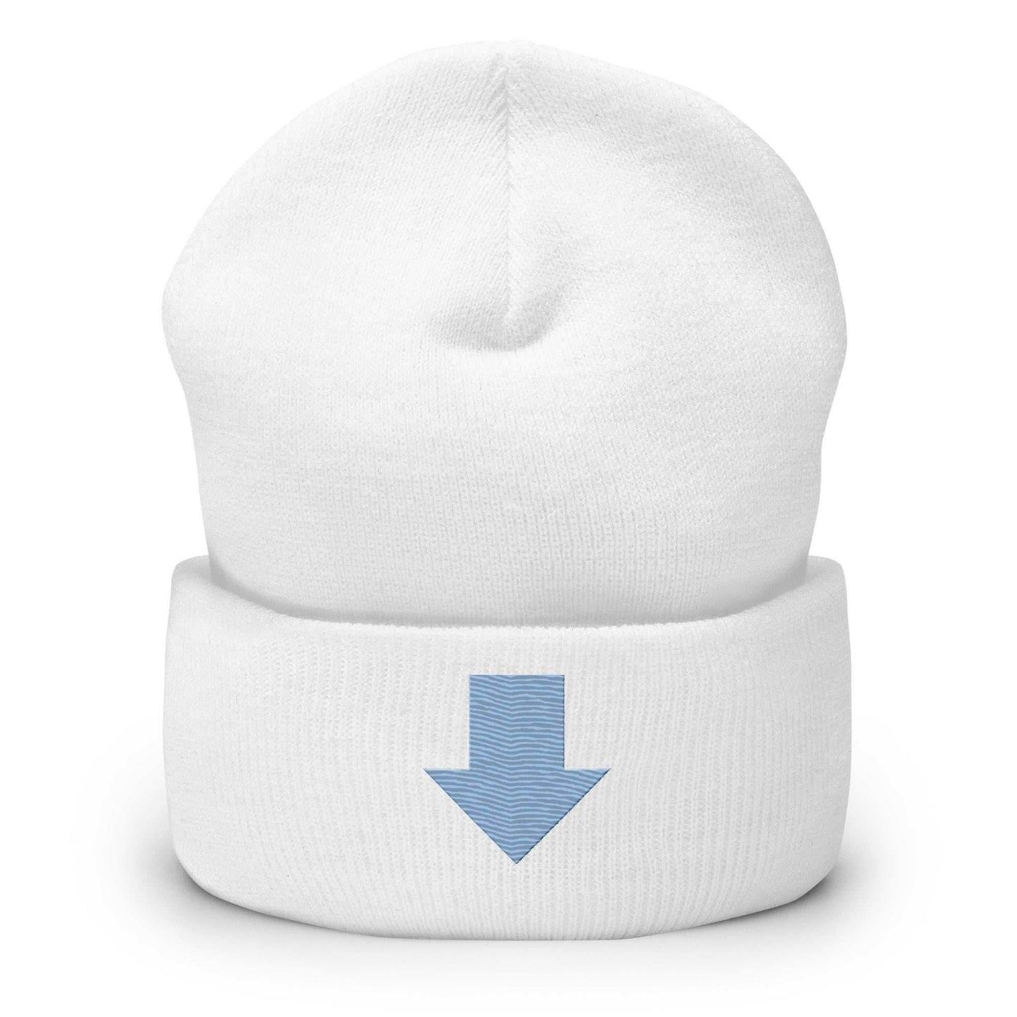 Aang AirBender Unisex Anime Cuffed Beanie - White