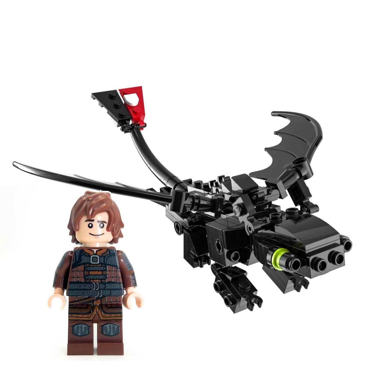 Night Dragon - Custom MOC made using LEGO parts - 