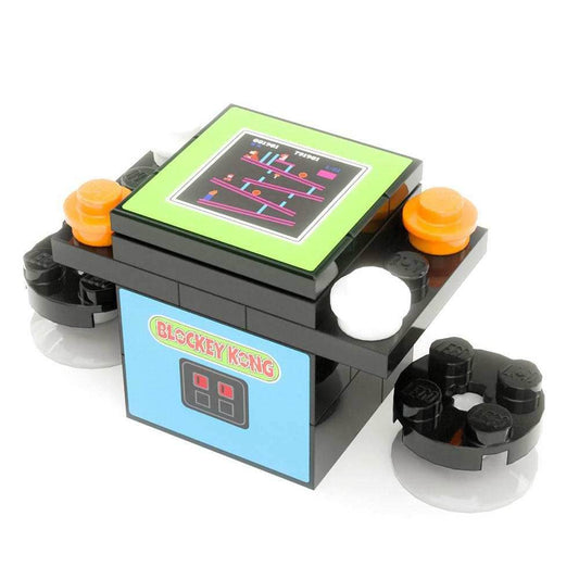 Blockey Kong 2-Player Classic Arcade made using LEGO parts - B3 Customs - 