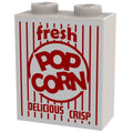 Fresh Popcorn Box for Minifigs - B3 Customs using LEGO parts - 