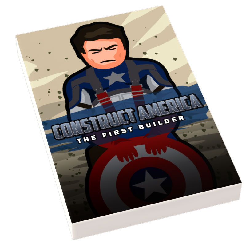 Construct America: First Builder Movie Cover (2x3 Tile) - B3 Customs