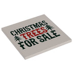 Christmas Trees for Sale Sign (6x6 Tile), B3 Customs made using LEGO parts - 