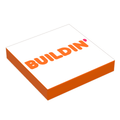 Buildin' Donuts Dozen 2x2 tile for Minifigs made with LEGO parts - B3 Customs - 