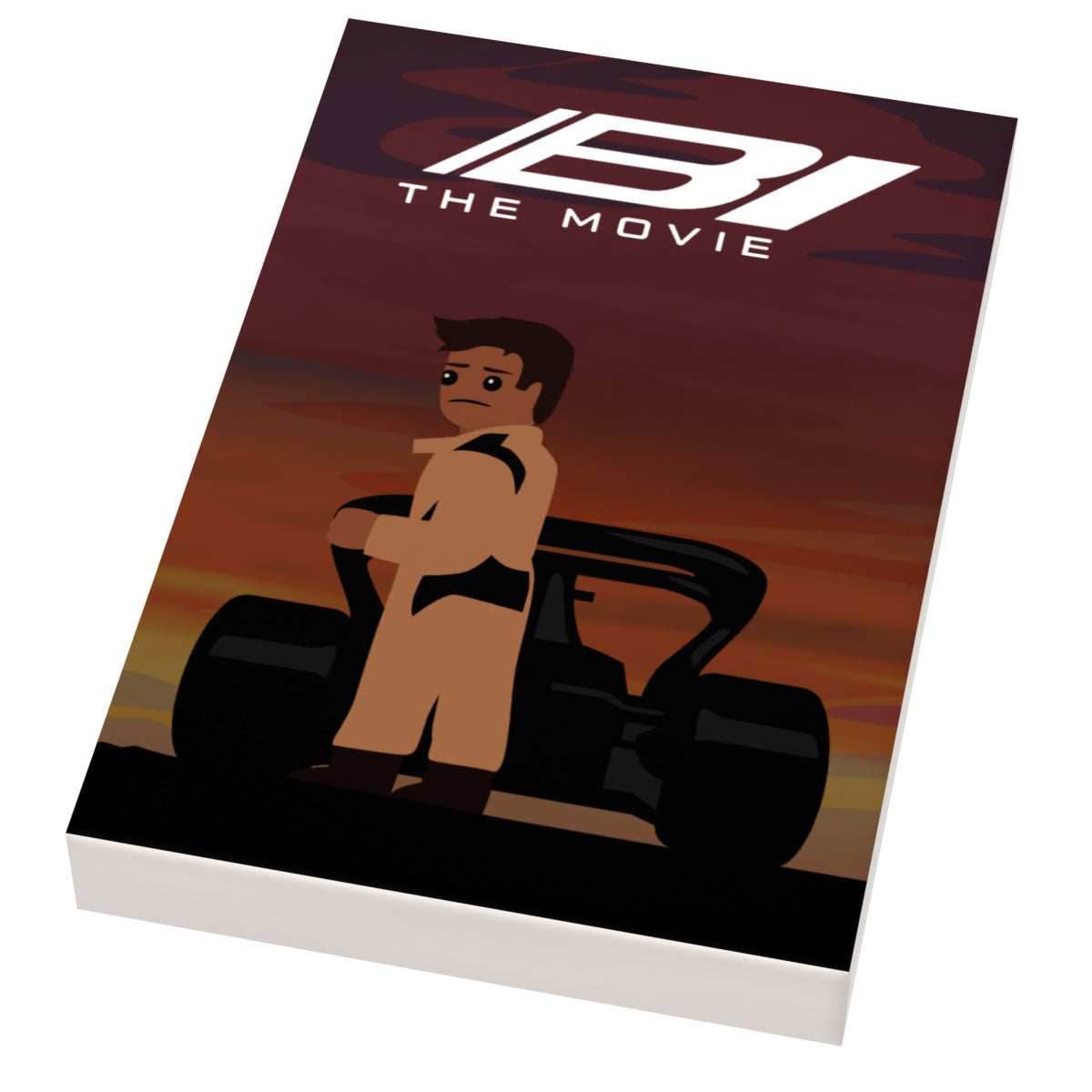 B1 Movie Cover (2x3 Tile) made using LEGO part - B3 Customs - 