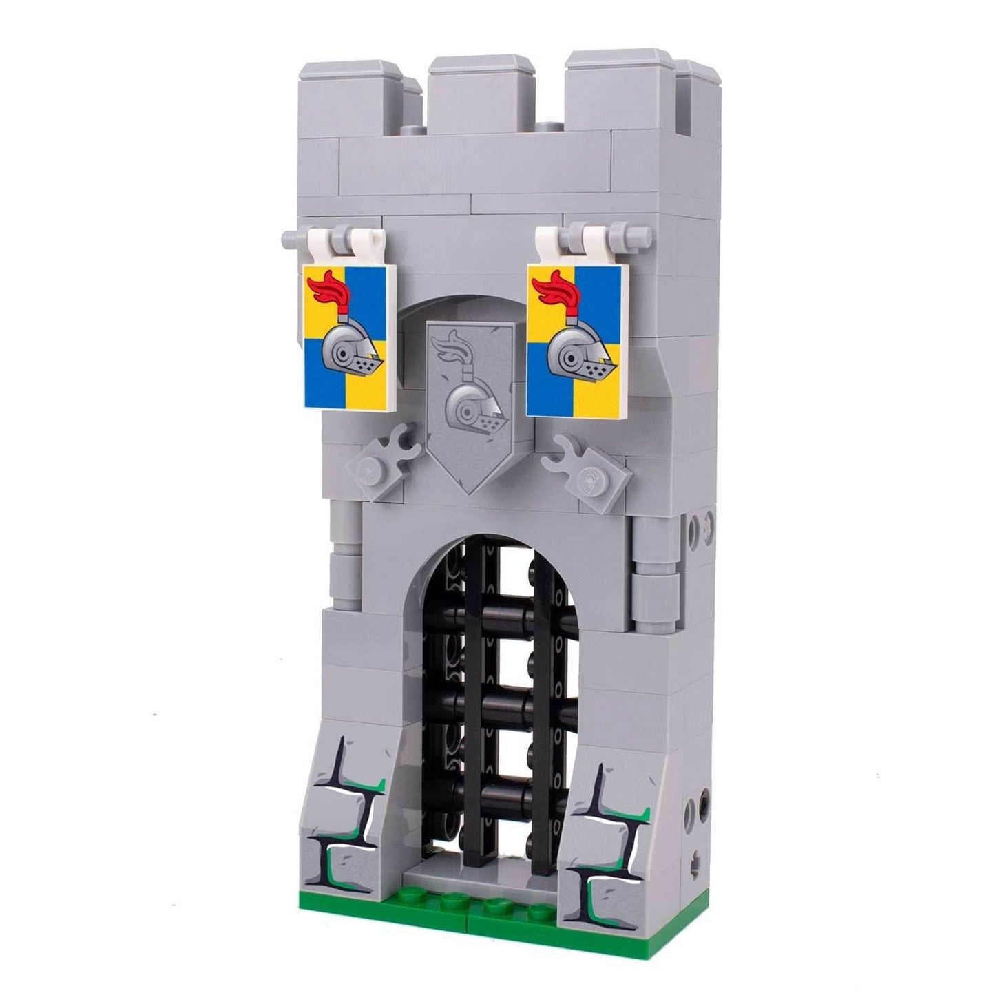 Castle Gate - Custom Castle Modular Building Set made using LEGO parts - 
