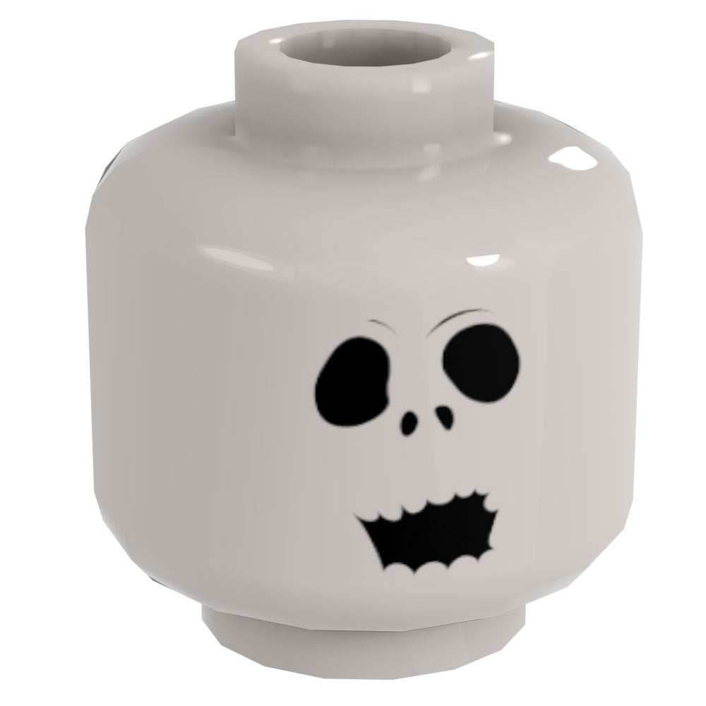 Bone Daddy Gasping Minifig Head #3 - B3 Customs - 