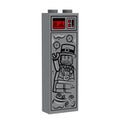 Leprechaun (St. Patrick's Day) in Carbonite (1x2x5 Brick) made with LEGO parts - B3 Customs - 