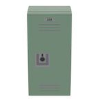 High School Locker (Plain) for Minifigs made using LEGO parts - B3 Customs - Sand Green