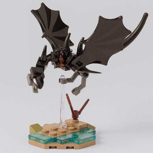 Mini Fell Beast - Custom LOTR Building Set made using LEGO parts - 