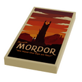 Visit Mordor Travel Poster (2x4 Tile) made using LEGO parts - 