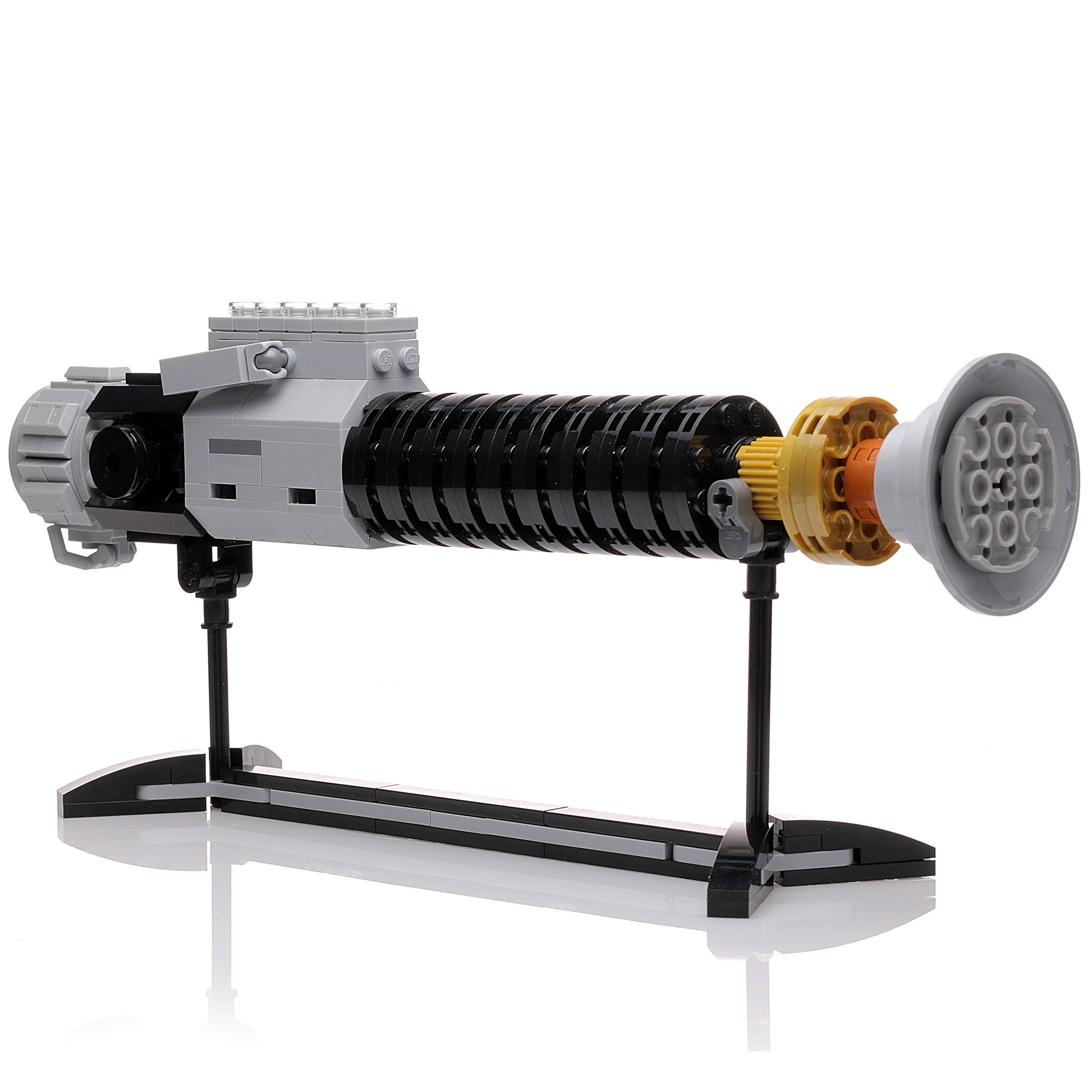 Custom LEGO Obi-Wan Kenobi Lightsaber w/ Stand made using LEGO parts