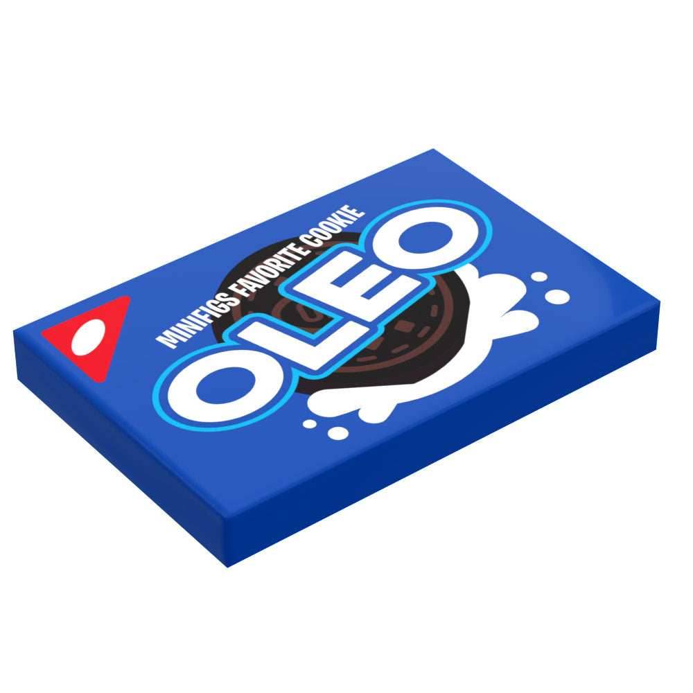 OLEO Cookies Pack (2x3 Tile) made using LEGO part - B3 Customs - 
