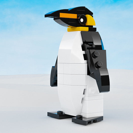 Emperor Penguin made using LEGO parts - B3 Customs