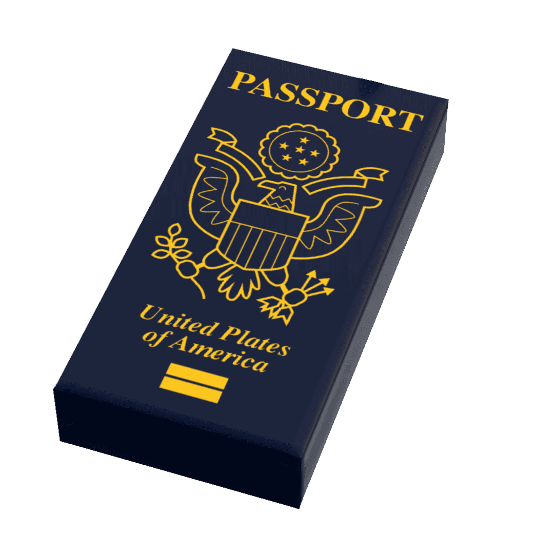 B3 Customs® Passport (1x2 Tile) - 