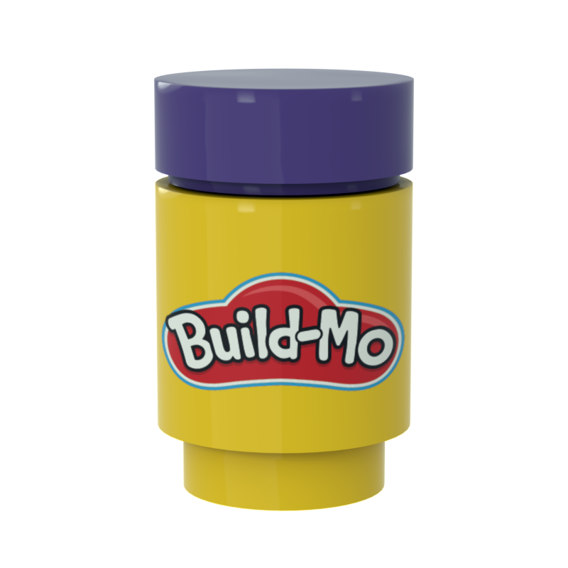 Build-Mo Kids Clay Can for Minifigs