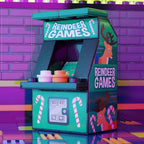 Reindeer Games Arcade Machine Toy Building Kit made using LEGO parts - B3 Customs - 