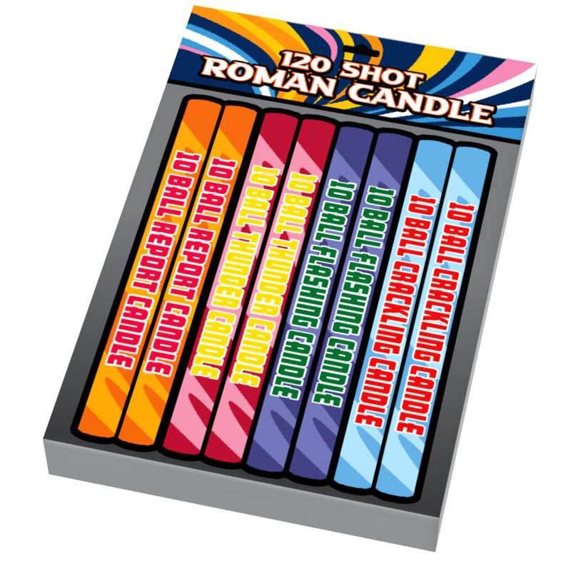 Roman Candles for Minifig Fireworks (2x3 Tile), 4th of July made using LEGO parts - 