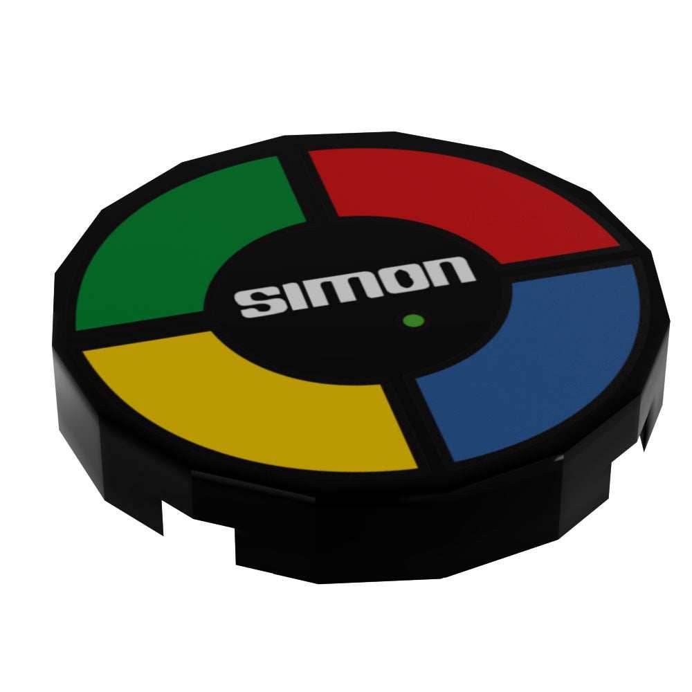 Simon - Custom Printed 2x2 Round Tile made using LEGO part - 