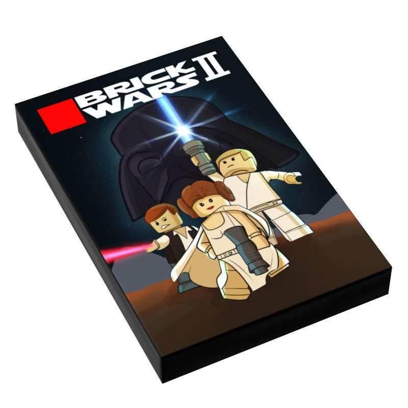 Custom LEGO SW II: Trilogy Video Game Cover (2x3 Tile) made using LEGO part - B3 Customs - 