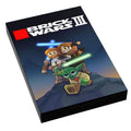 Custom LEGO SW III: Clone Wars Video Game Cover (2x3 Tile) made using LEGO part - B3 Customs - 