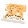 Taylor Bricks Fearless Music Album Cover (2x2 Tile) made using LEGO parts - B3 Customs