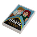 Titanic Movie Cover (2x3 Tile) made using LEGO parts - B3 Customs - 