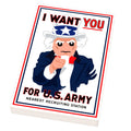 I WANT YOU USA Military Recruitment Poster (2x4 Tile) - B3 Customs