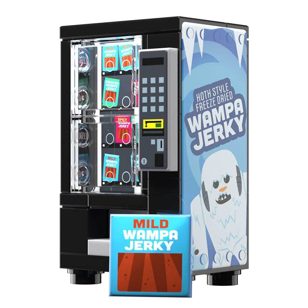 Wampa Beef Jerky Minifig Vending Machine Building Set made using LEGO parts - B3 Customs - 
