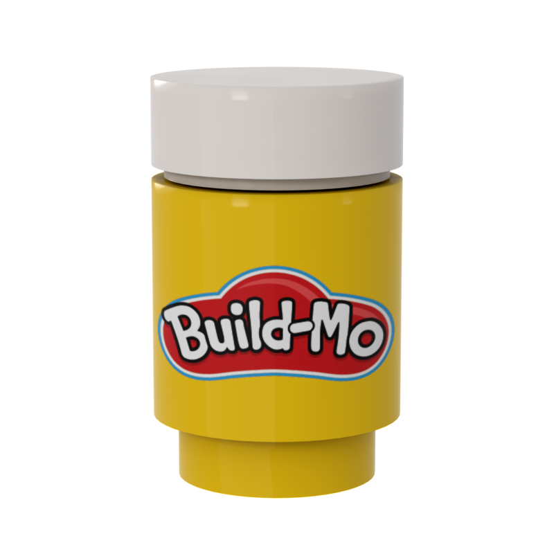 Build-Mo Kids Clay Can for Minifigs