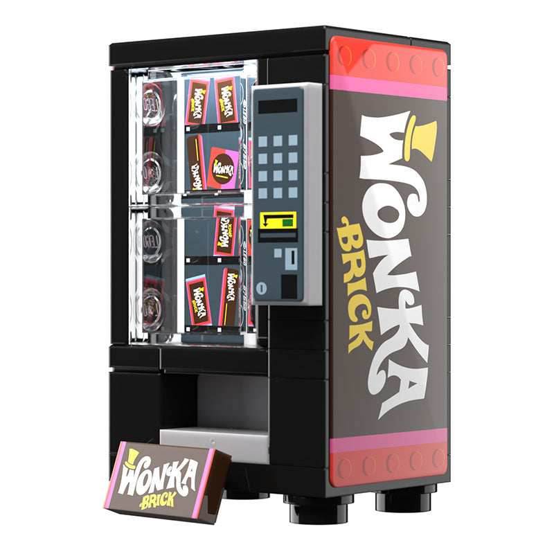 Wonka Bars Vending Machine made using LEGO parts - 