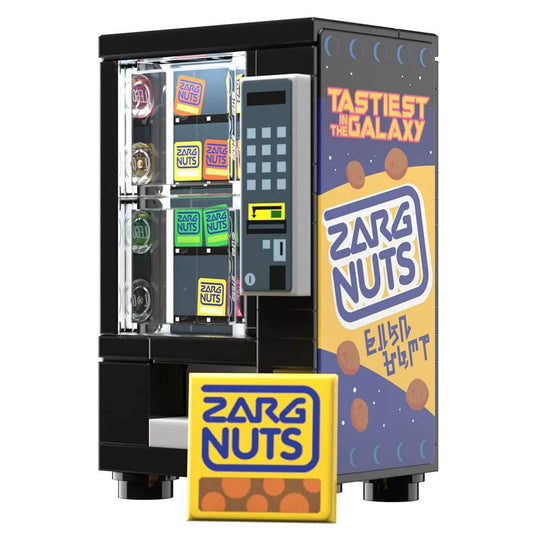Zarg Nuts Vending Machine Building Set made using LEGO parts - B3 Customs - 