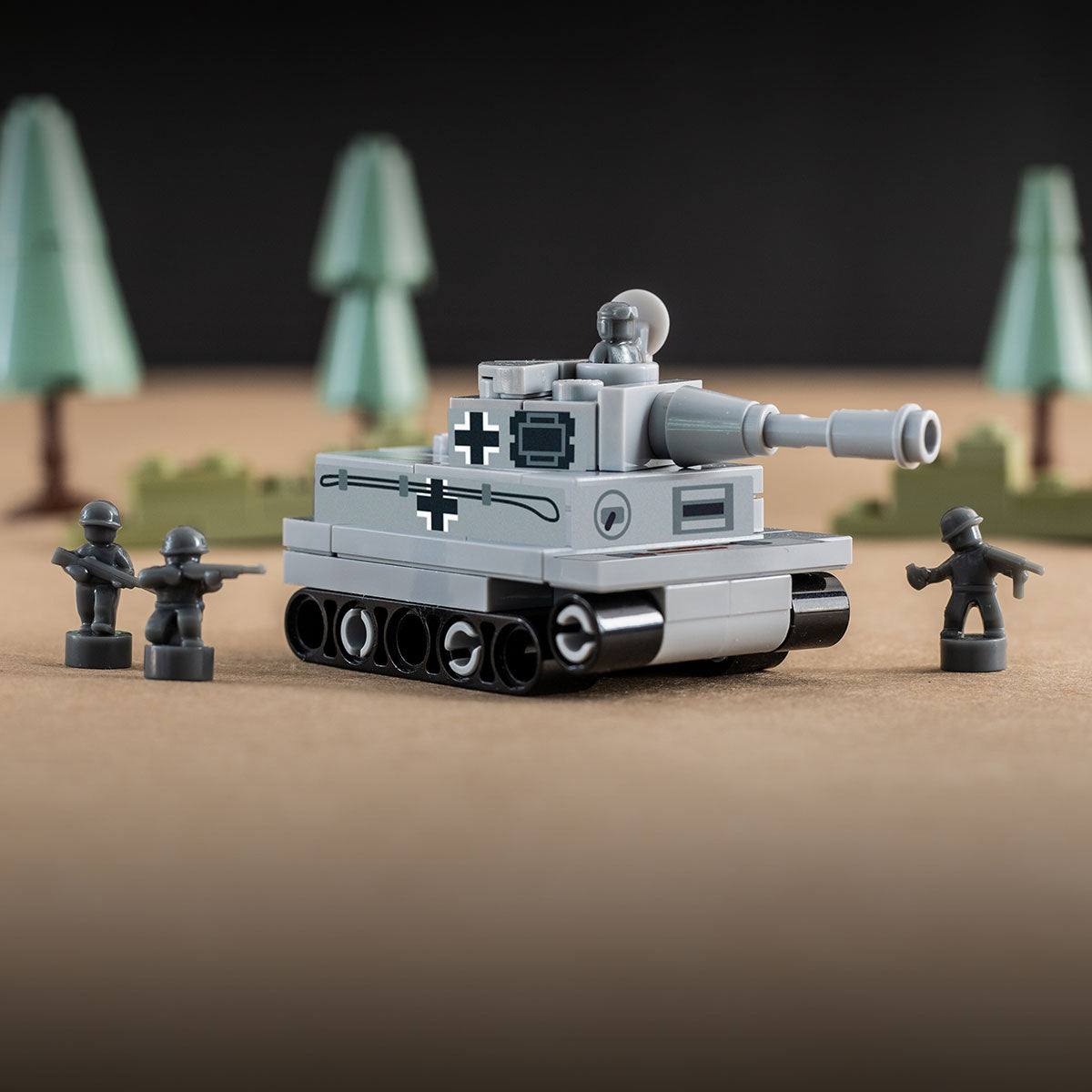 Custom Mini Panzer Tank made using LEGO parts - B3 Customs